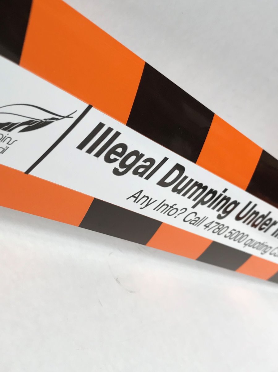 We supply Personalised Custom Printer Barrier ( Barricade Tape ) to Sydney