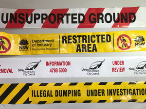 Contact Us For All Of Your Barricade Tape Requirements