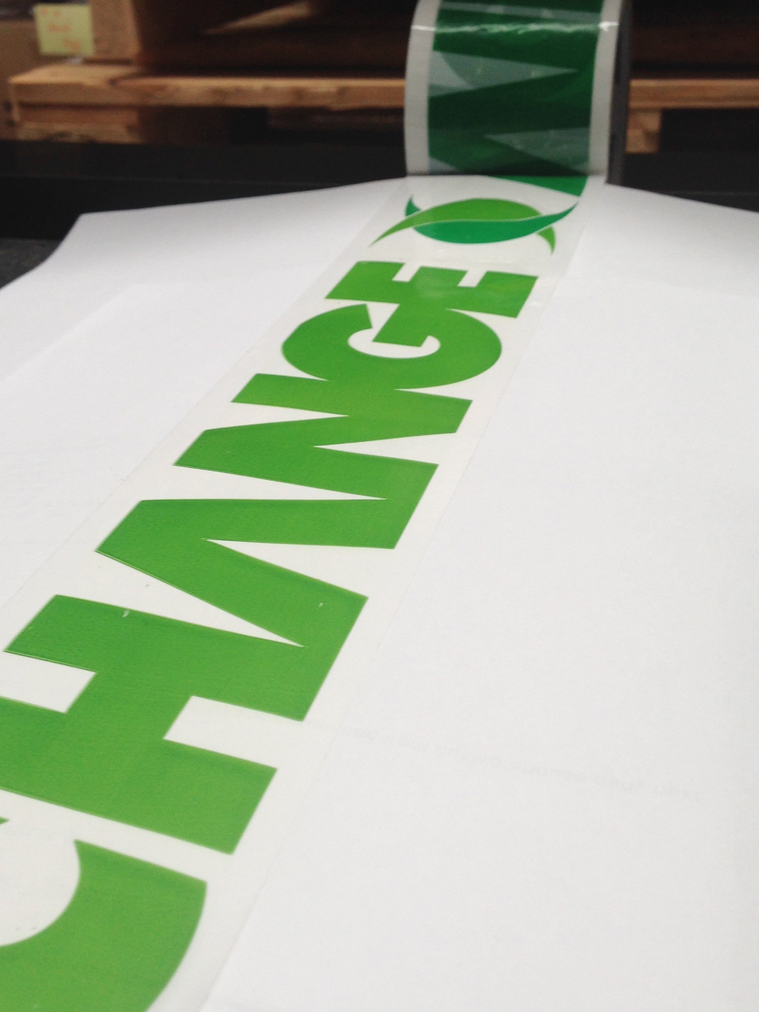 5 Colour Custom Printed Tape