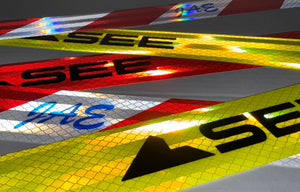 We supply Class 1 custom printed reflective tape Australia wide