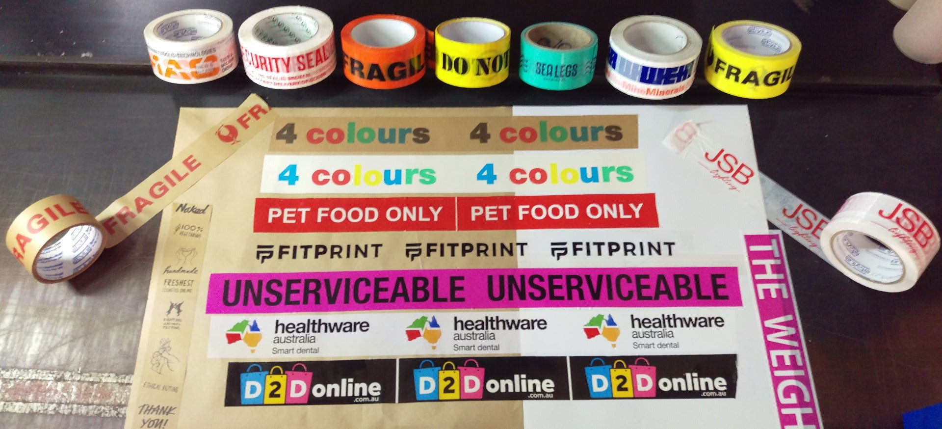 Contact us for all of YOUR Custom Print Packaging Tape Projects. We supply Logo Tape right across Australia