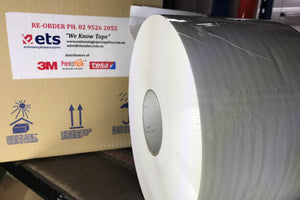 We supply custom width + custom coloured machine tape throughout Australia