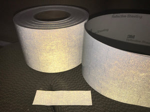 We can Die Cut Reflective Tape as individual pieces