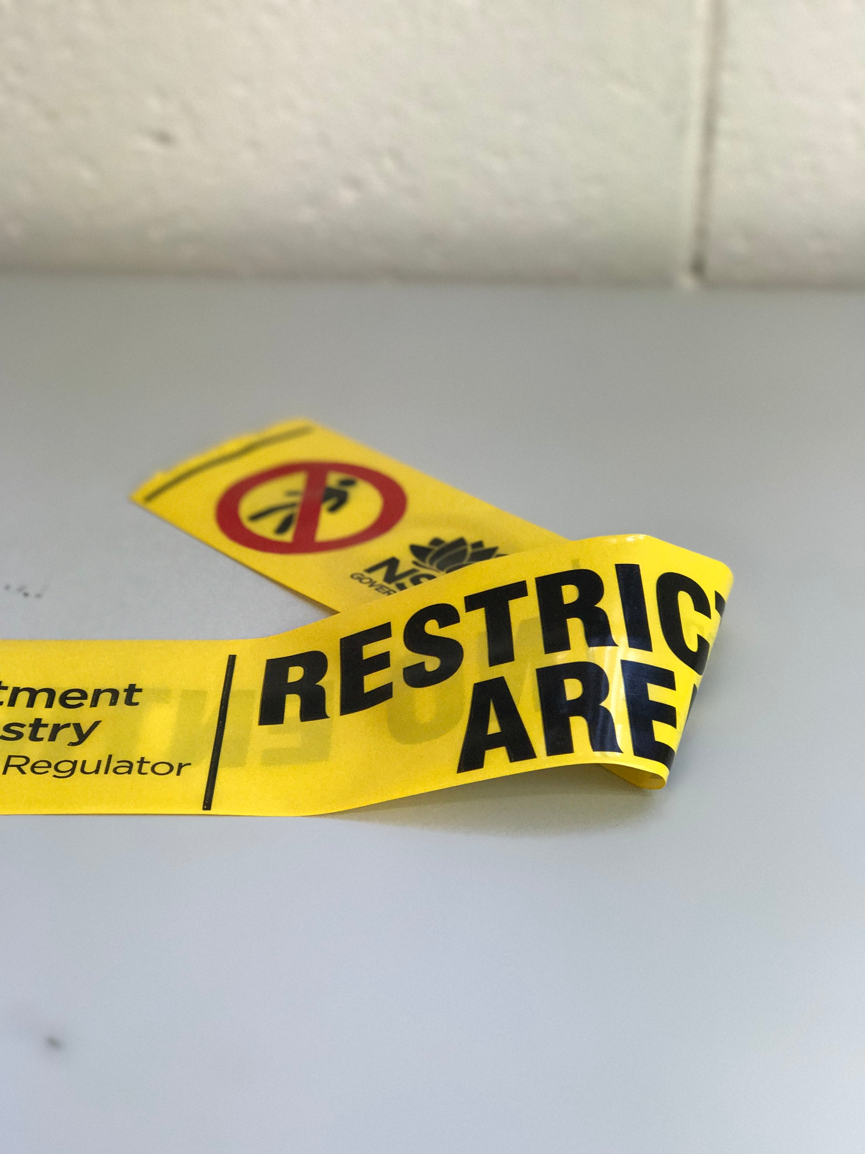 Talk to the Custom Printed Plastic Barrier Tape Experts