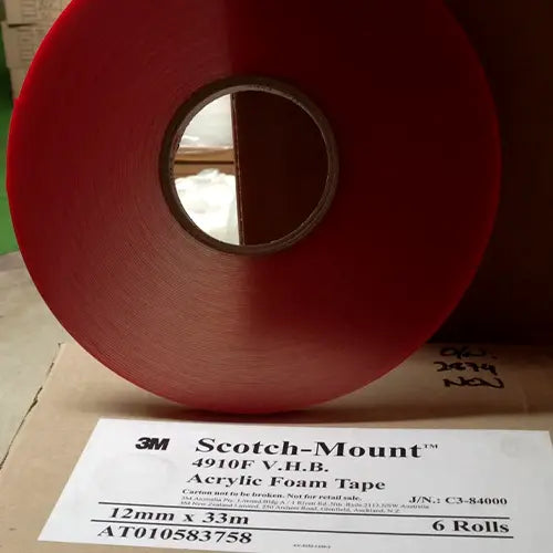 We Supply Clear 1mm Thick 3M Very High Bond (VHB) Tape 4910 Online Here 