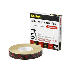 12mm x 33mtr Adhesive Transfer Tape - 3M 924. Order 3M 924 Online with us today