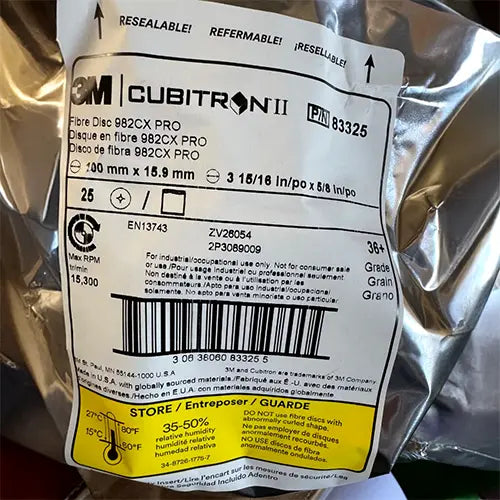 Use Less Discs with 3M 982cx Cubitron II Grinding Discs. 
Available Online Here For Australia Wide Delivery