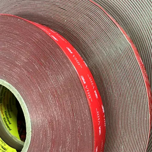 3M GPH series VHB Tape is available in 3 different thickness's
GHP-060 - .6mm thick
GPH-110 - 1.1mm thick
GPH- 160 - 1.6mm thick
