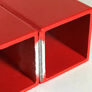 Close up of 3M's High Temperature GPH Tape after powdercoating