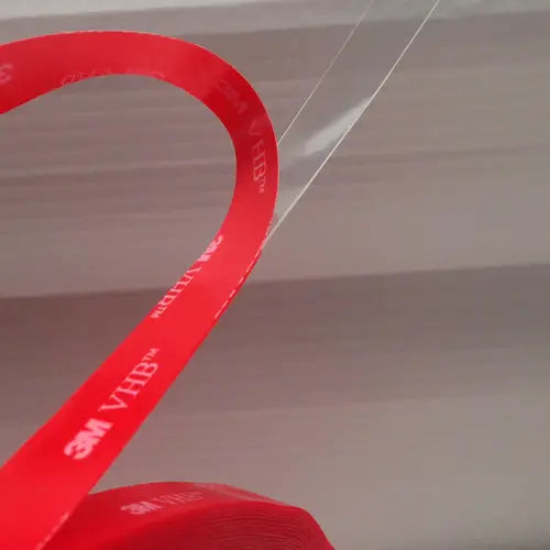 3M .5mm thick clear VHB Tape - 4905 also known as - Red VHB Tape