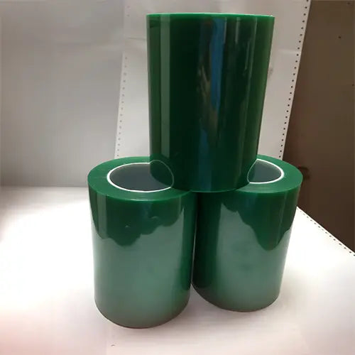 Contact Us for all Custom Cut widths & sizes of High Temp Green Polyester Tape