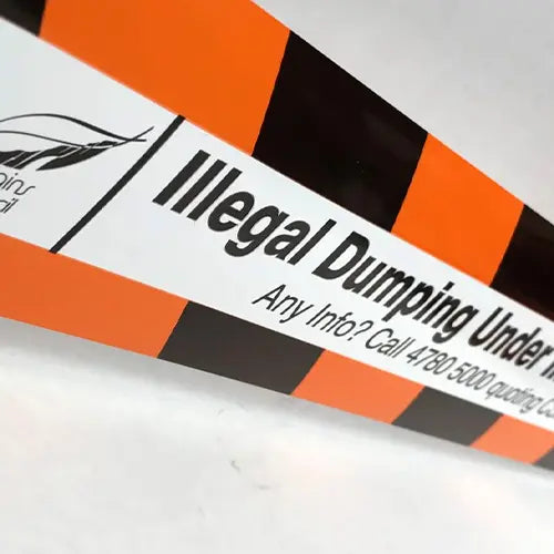 We supply Personalised Custom Printer Barrier ( Barricade Tape ) to Sydney