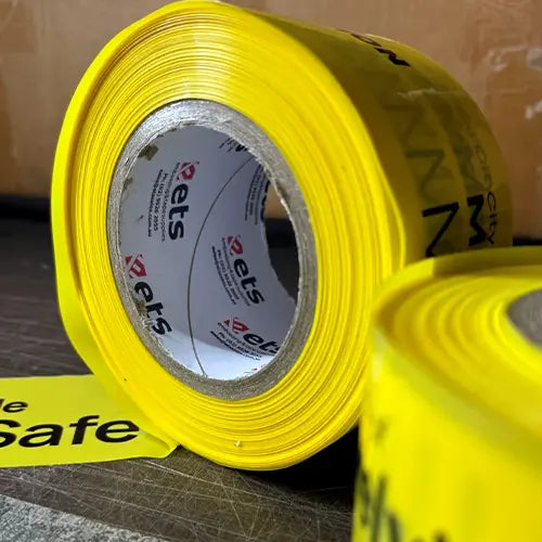 Caution Lead Hazard - Custom printed barrier tape