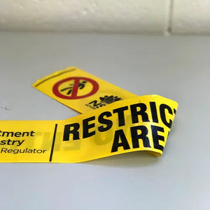 We supply Barrier - Safety Tape Custom Printed on both sides  through Australia