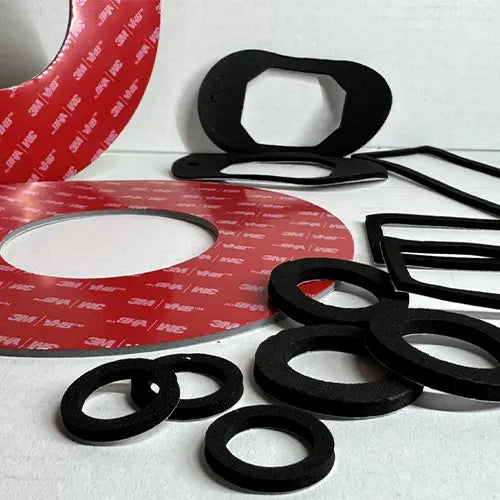 We Die Cut Foam Washers to any internal (ID) & outside (OD) diameter required in different thickness's & grades of foam