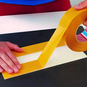 Tesa 4970 double sided tape is ideal for lightweight signs