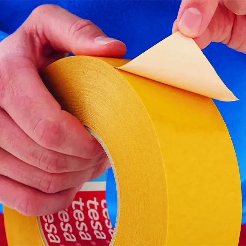 Tesa 4970 D/S Tape ( Double Sided Tape) can be used for mounting decorative POS materials and displays