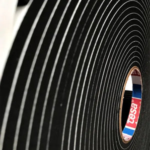 Tesa 61107 EPDM Single Sided Adhesive Foam Tape is 19mm thick