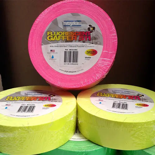 Yellow Fluro Gaffer Tape Available Online Here