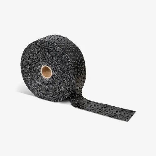 3M Stamark 715 Black Temporary Road Marking Tape designed to black out lines on roads while road work is being carried out.