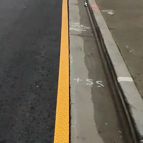 Here's An Example Of Removable Road Marking Tape In Use

