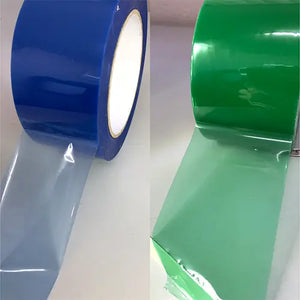 Silicone Tape is available in Blue or Green. Contact us for custom widths you require