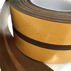 Teflon Adhesive Edged Zone Tape has custom sized strips of adhesive on the outer edges, leaving a non-adhesive free area in the middle.
