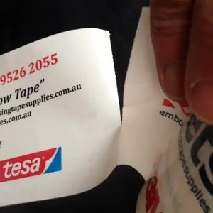 We supply custom print "perfed" label tape to Sydney, Wollongong, Newcastle, Canberra, Brisbane, Melbourne & throughout Australia