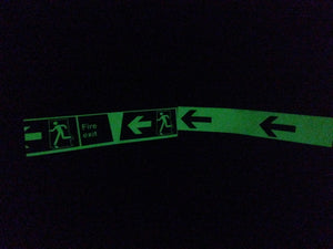 Fire Exit Glow Tape - available online here for Australia Wide Delivery