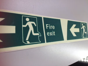 Fire Exit Tape is available Online Here for Australia Wide Delivery