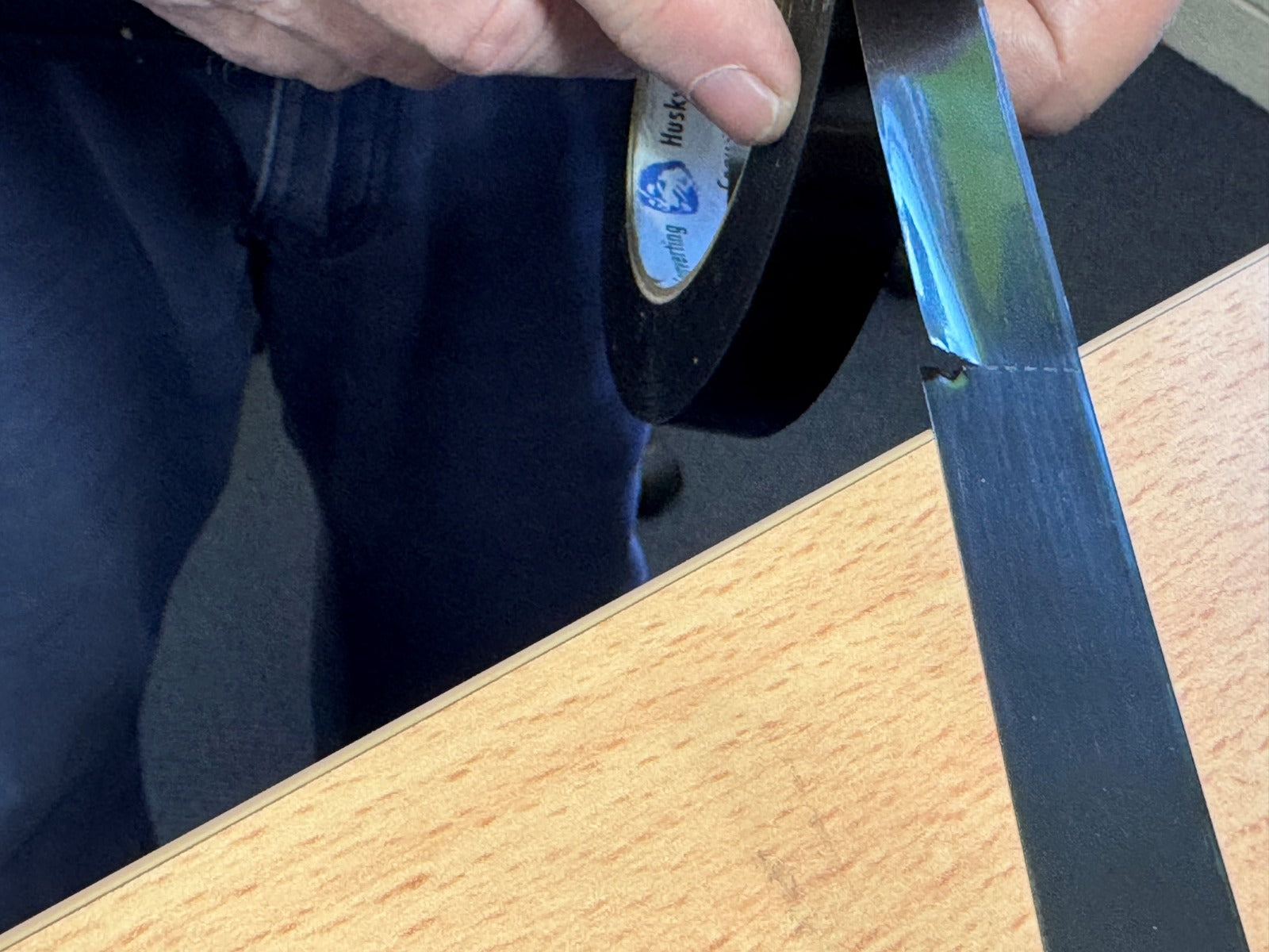 Perforated Bundling Tape enables the user to just snap the tape off at the set length eliminating the use of a knife