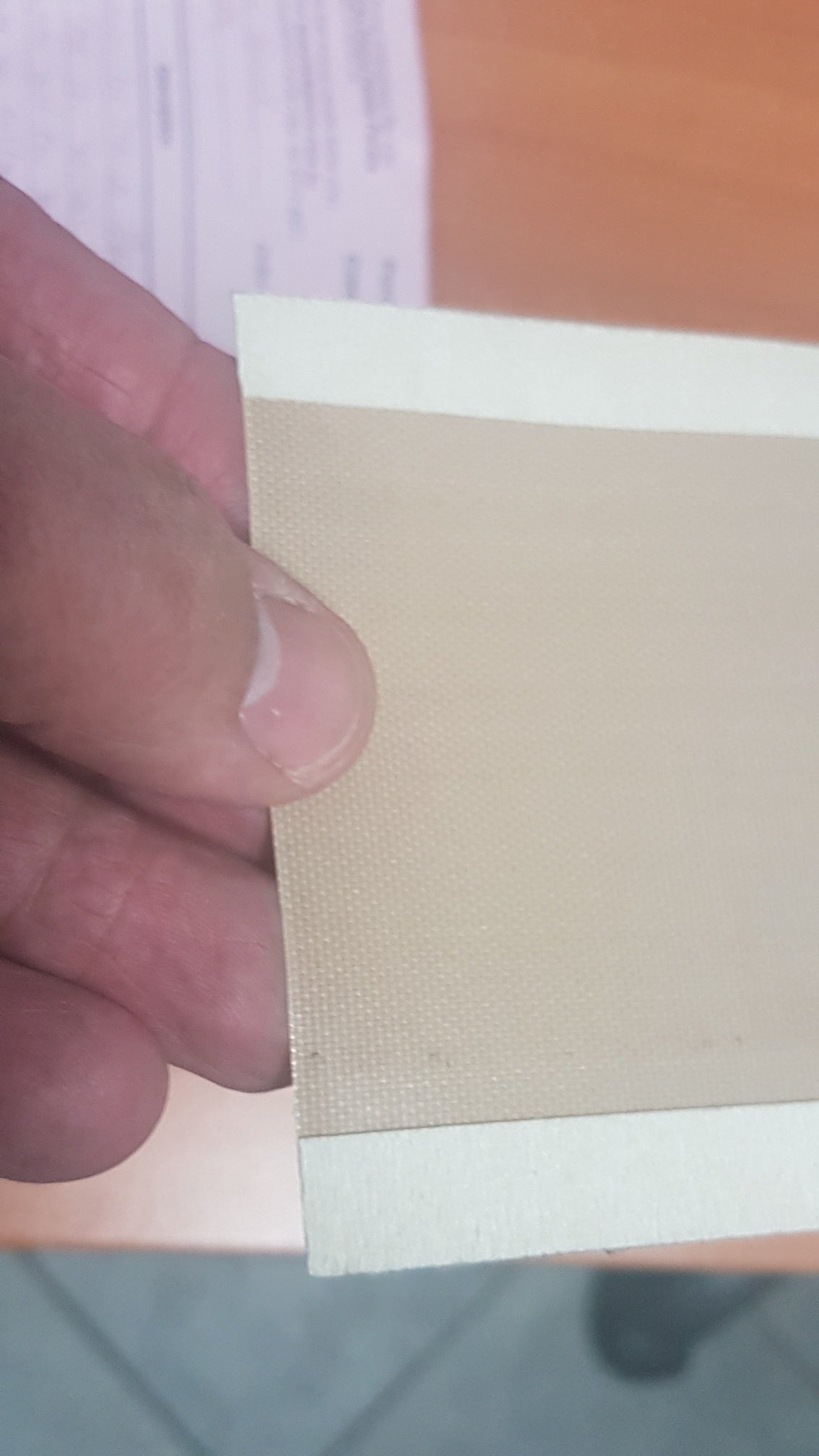 Teflon Adhesive Edged Zone Tape has custom sized strips of adhesive on the outer edges