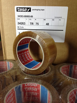 Tesa 4263 Packaging Tape - Rubber Adhesive is now known as Tesa 4256.
 Exactly the same tape