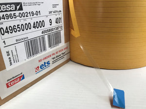 These large rolls of double sided tape have thousands of metres of length per roll. They are also known by many different names