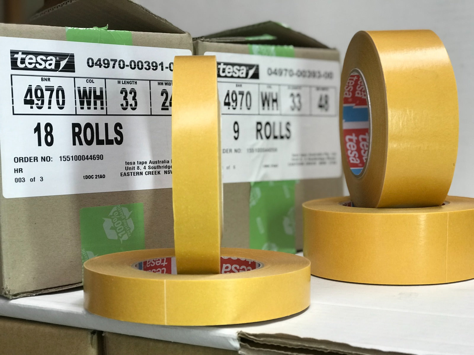 We supply Tesa 4970 tape in carton quantities only