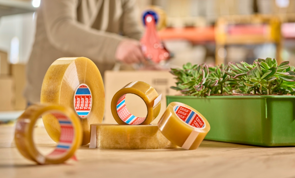 Tesa 60400 Bio & Strong Packaging Tape (Made from Eco Friendly Renewable Sources)