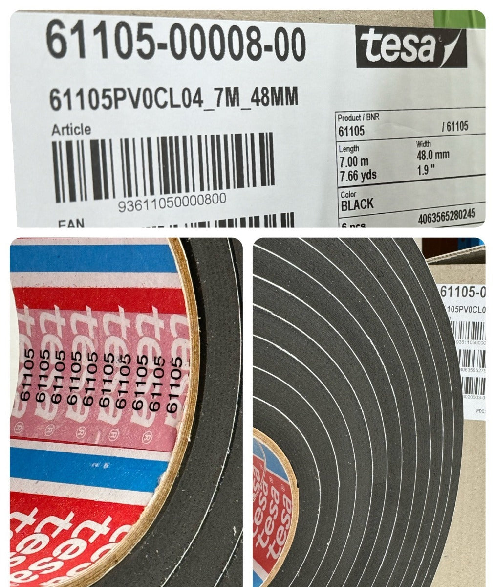 Tesa 66709 UV resistant foam tape has replaced Tesa 61105. 
Contact Us for all your Tesa EPDM Foam Tape Requirements