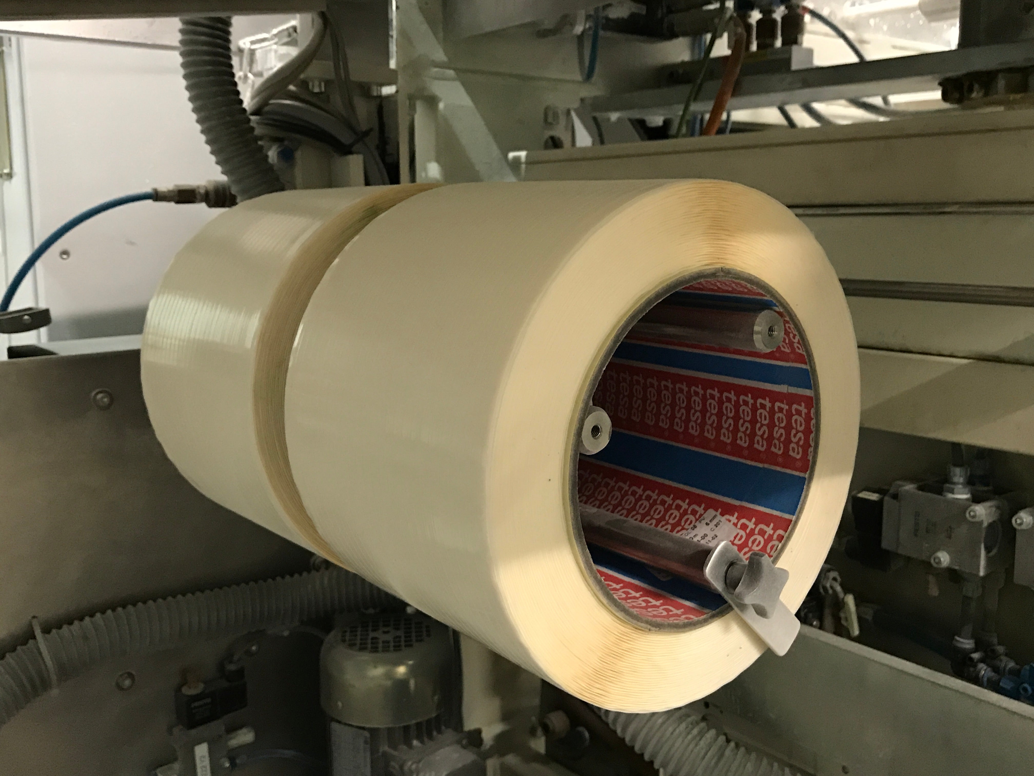 Tesa 7446 Easy Tear Tape is available in bobbin wound rolls - 6mm x 20