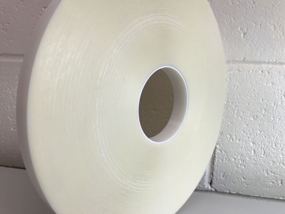 Custom die-cut narrow width high-bond double-sided VST Acribond tape. we can cut to very thin widths, available in different tape thickness's.