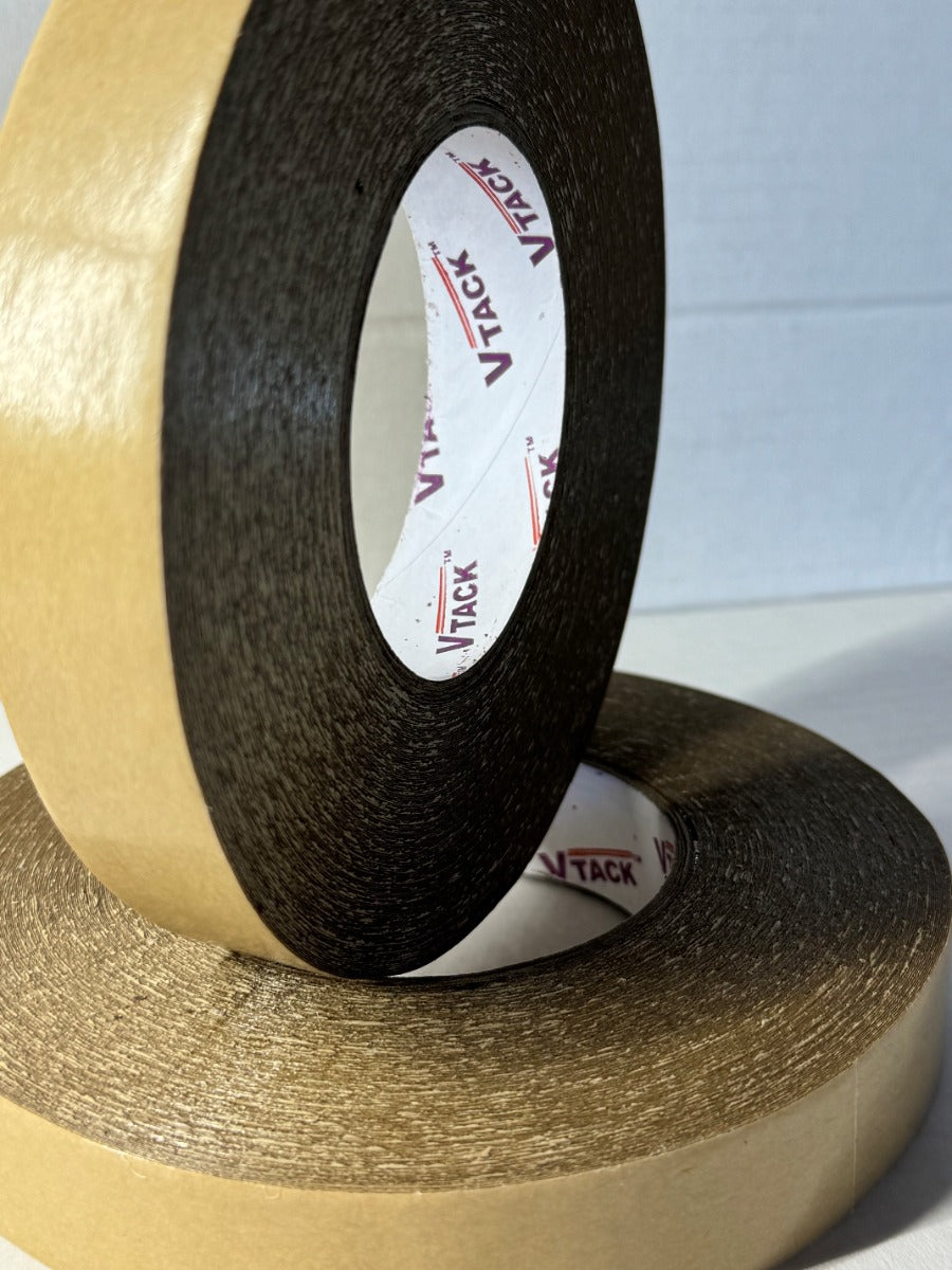 VTack Double Sided Banner Tape (Tissue Tape) is available for Australia Wide Delivery. 
We also can custom cut VTack double sided tape to any width your require !