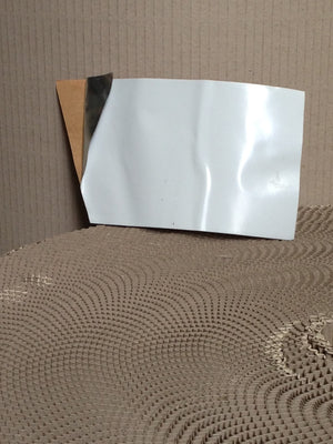 Piece of White Foil Tape with Liner Peeled Back
Order By The Metre Online Here