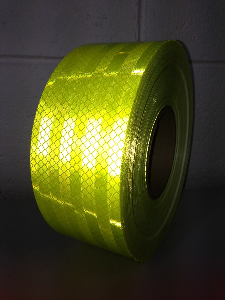Order Logs of 3M 3983 Fluro Yellow Green Reflective Sheeting (Tape) Online Here for Delivery Australia Wide