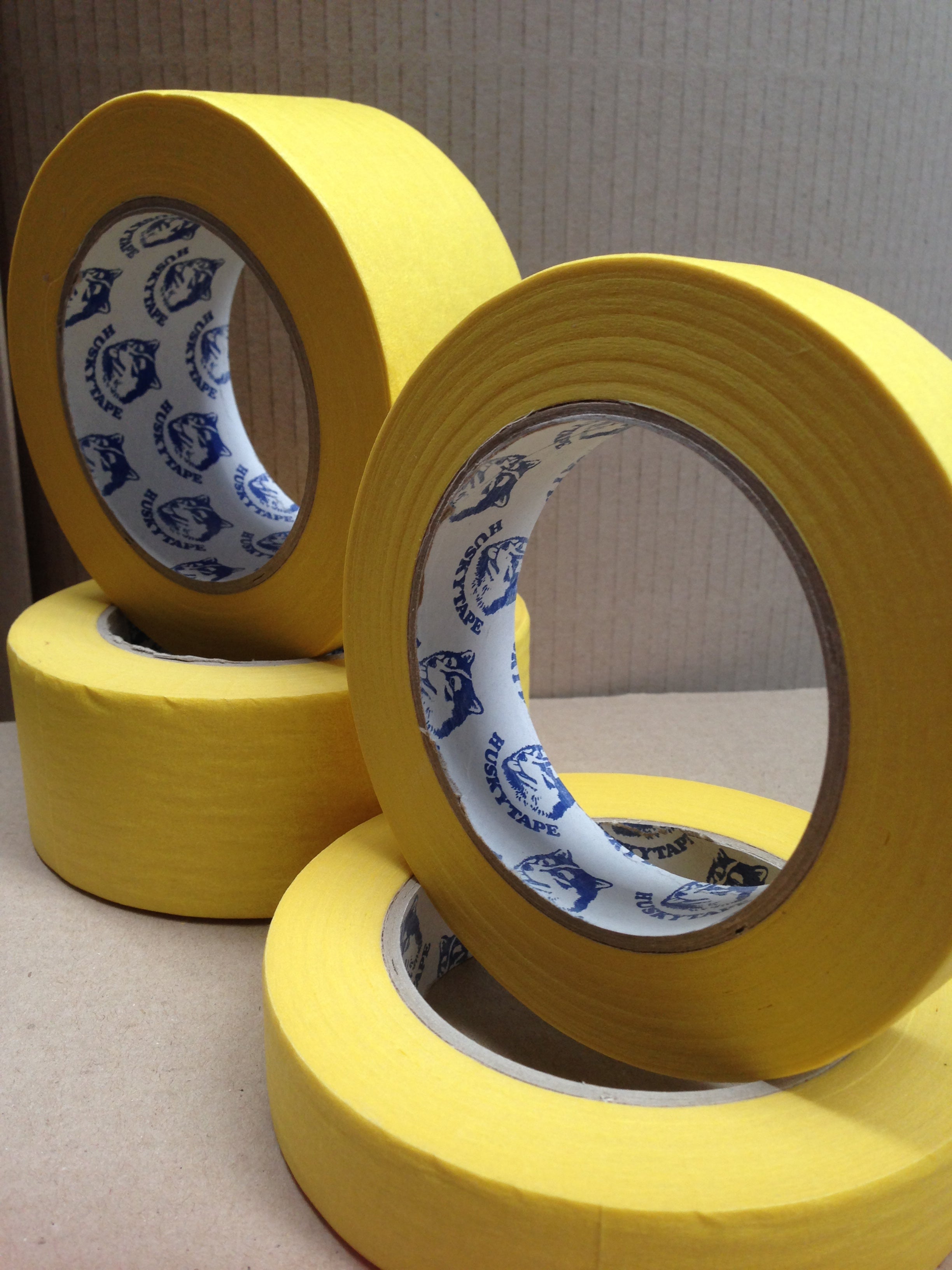 We supply Husky Yellow 1260 Masking Tape throughout Australia