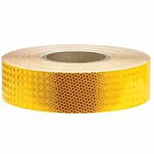 Yellow Prismatic (Honeycomb) Reflective Sheeting (can be digitally printed on) available online here for delivery Australia Wide