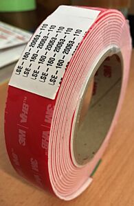 3M VHB - (Low Surface Energy) - LSE Series Double Sided Tape is available in 3 different thickness's - 0.6mm, 1.1mm & 1.6mm

Order Online Here For Australia Wide Delivery
