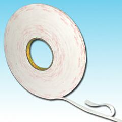 3M 4945 Double Sided VHB Tape -  1.1mm Thick - White Plasticiser Resistant