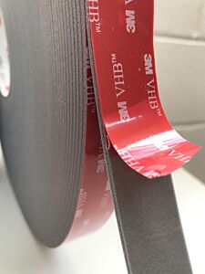 3M 4991 - 2mm thick - Red Liner - Grey VHB Tape available online here for delivery Australia Wide
