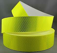  Fluorescent Yellow Green Reflective Tape - Class 1w (High Visibility Reflective Tape)