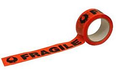 Fragile Tape - Black / Orange