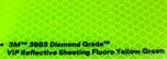 3M Prismatic Reflective Sheeting - 3983 Fluro Yellow / Green